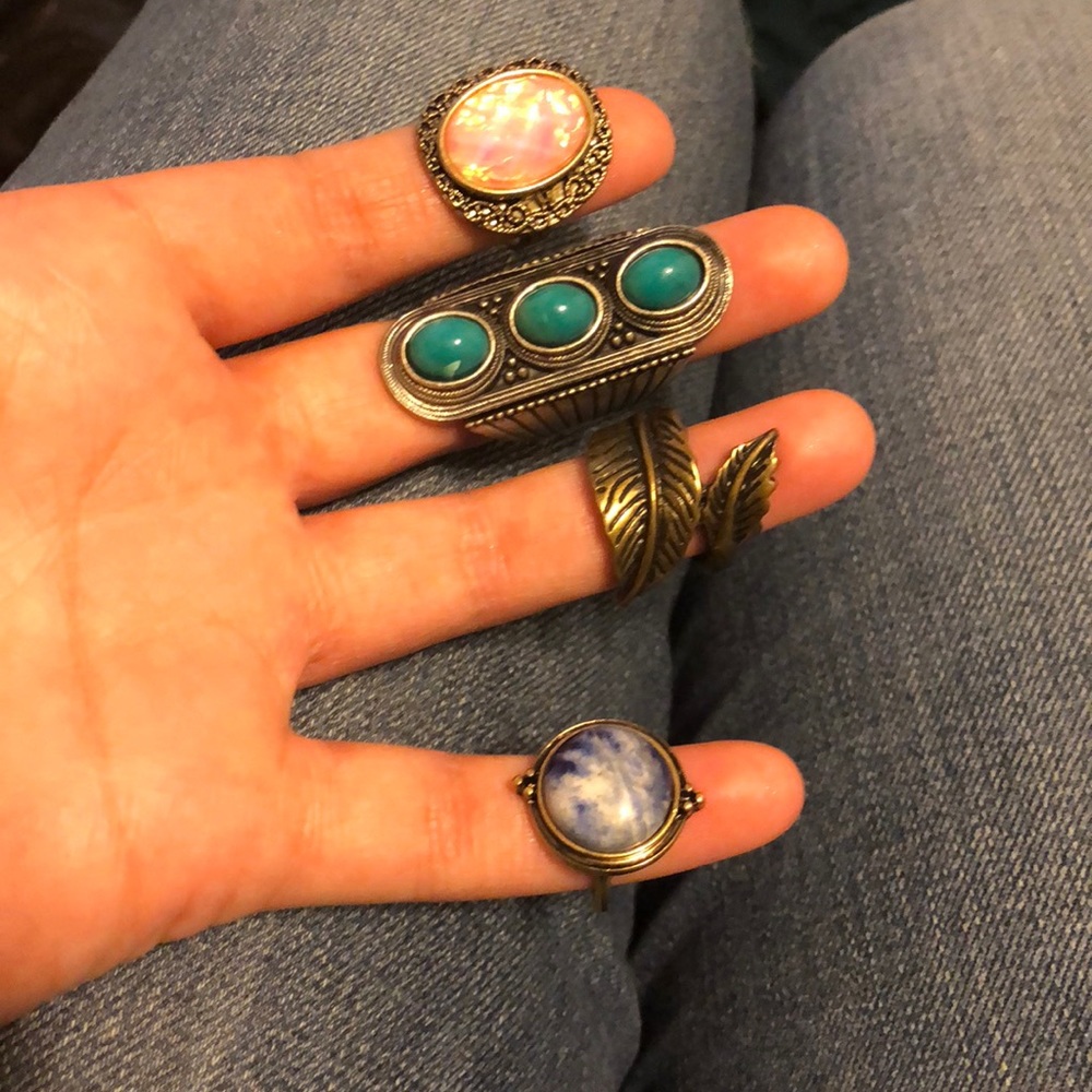 boho rings-individual or set, see description!